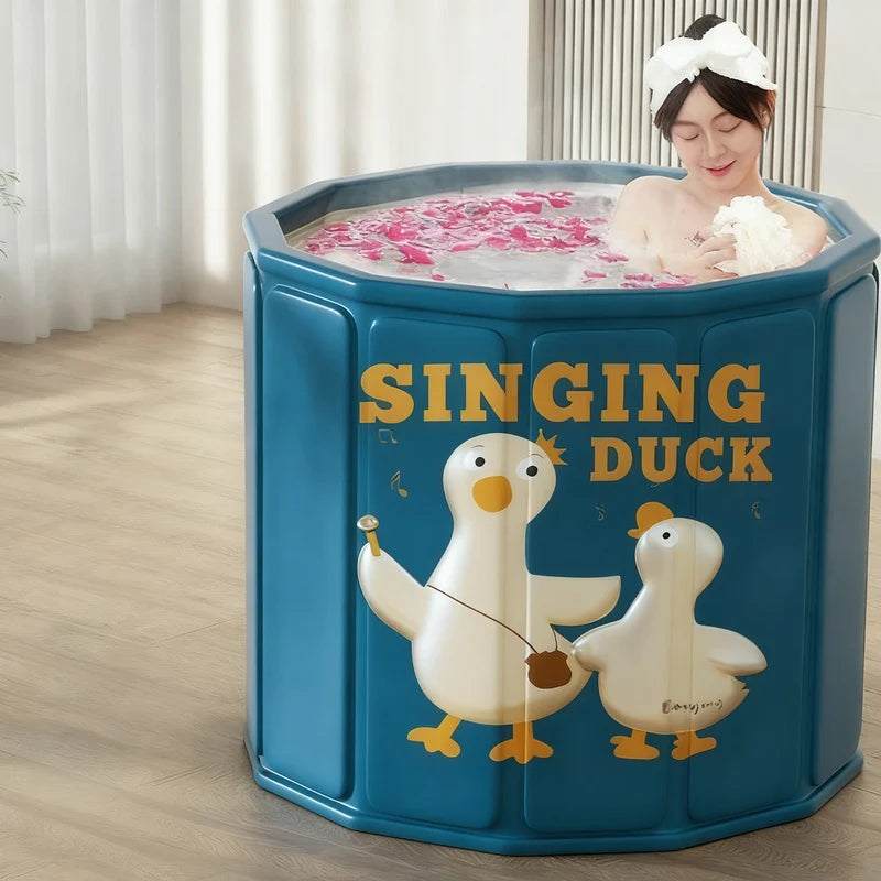 Foldable Bathtub PVC Portable Space-Saving