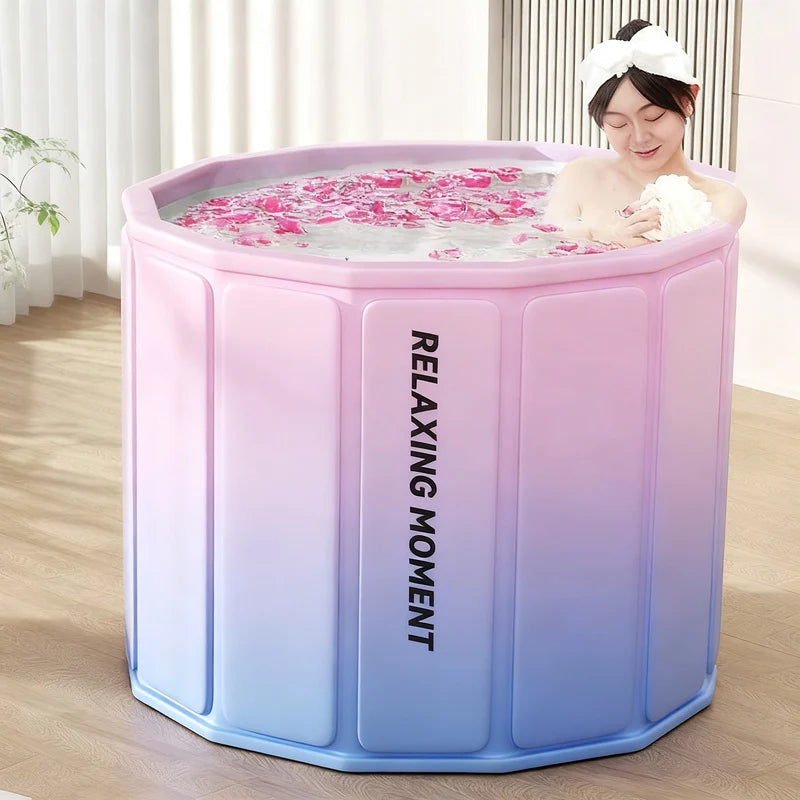 Foldable Bathtub PVC Portable Space-Saving