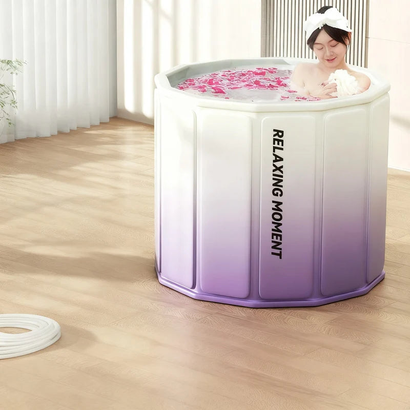 Foldable Bathtub PVC Portable Space-Saving