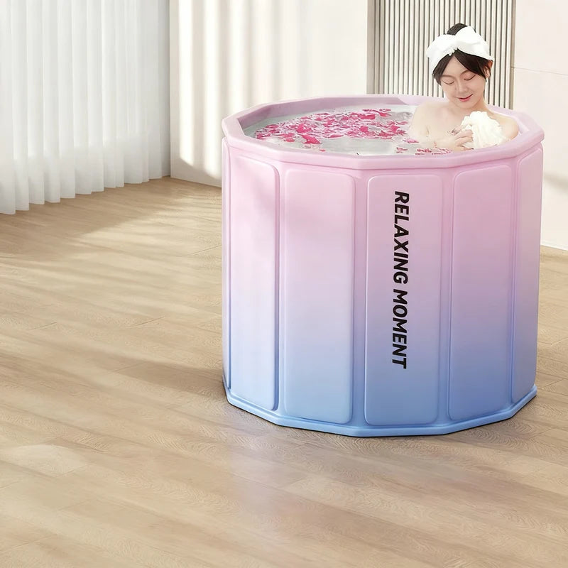 Foldable Bathtub PVC Portable Space-Saving