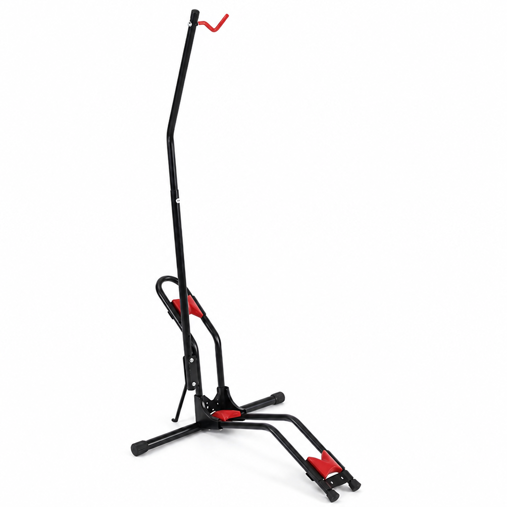 Foldable Steel Front-Wheel Clamp Bike Stand