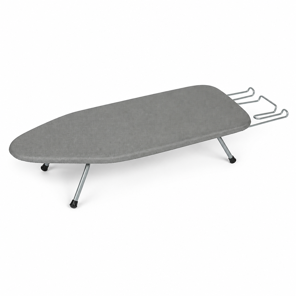 Foldable Tabletop Ironing Board With Iron Rest