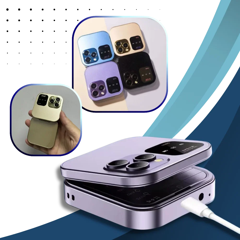 Folding Cell Phone Dual Nano SIM All Day Battery
