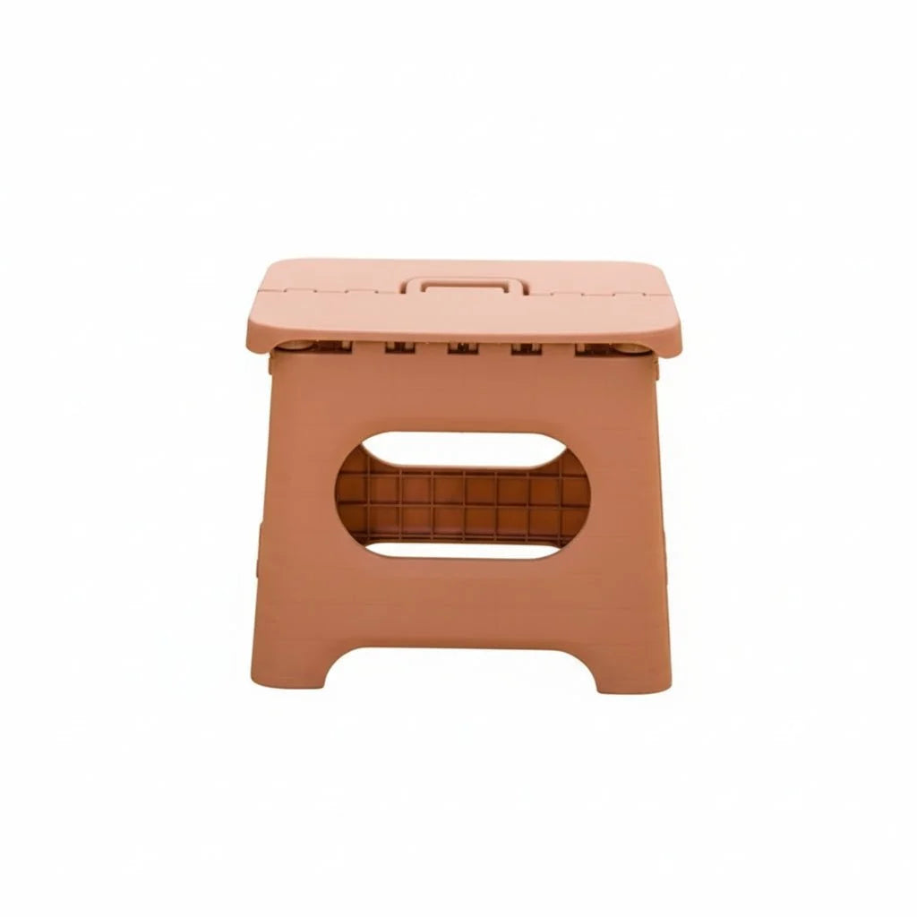 Folding Step Stool Reinforced Non-Slip Carry Handle