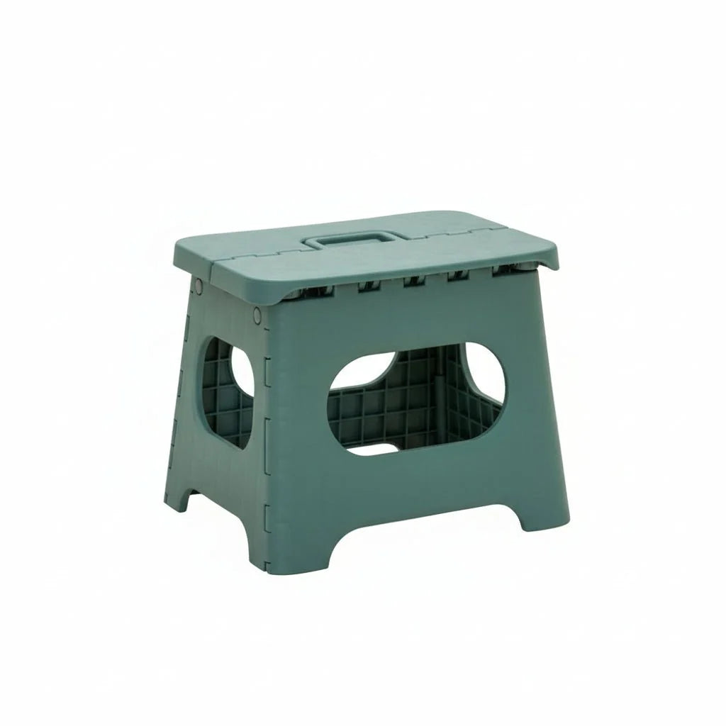 Folding Step Stool Reinforced Non-Slip Carry Handle