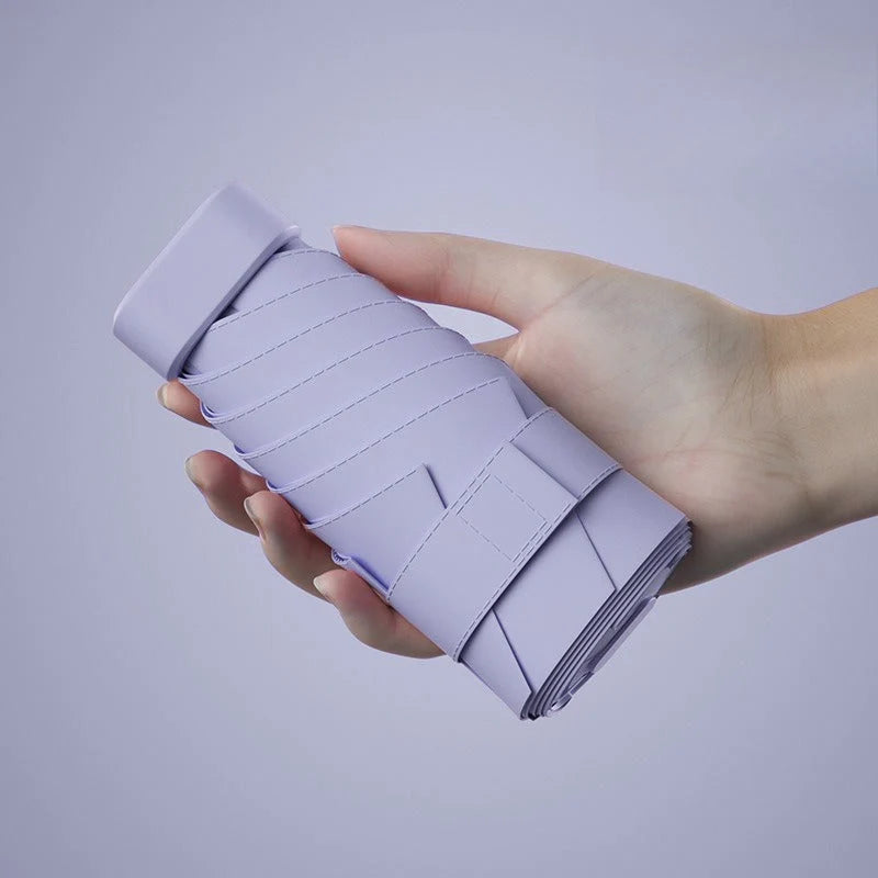 Folding Umbrella Compact Wind-Resistant Water-Repellent Canopy