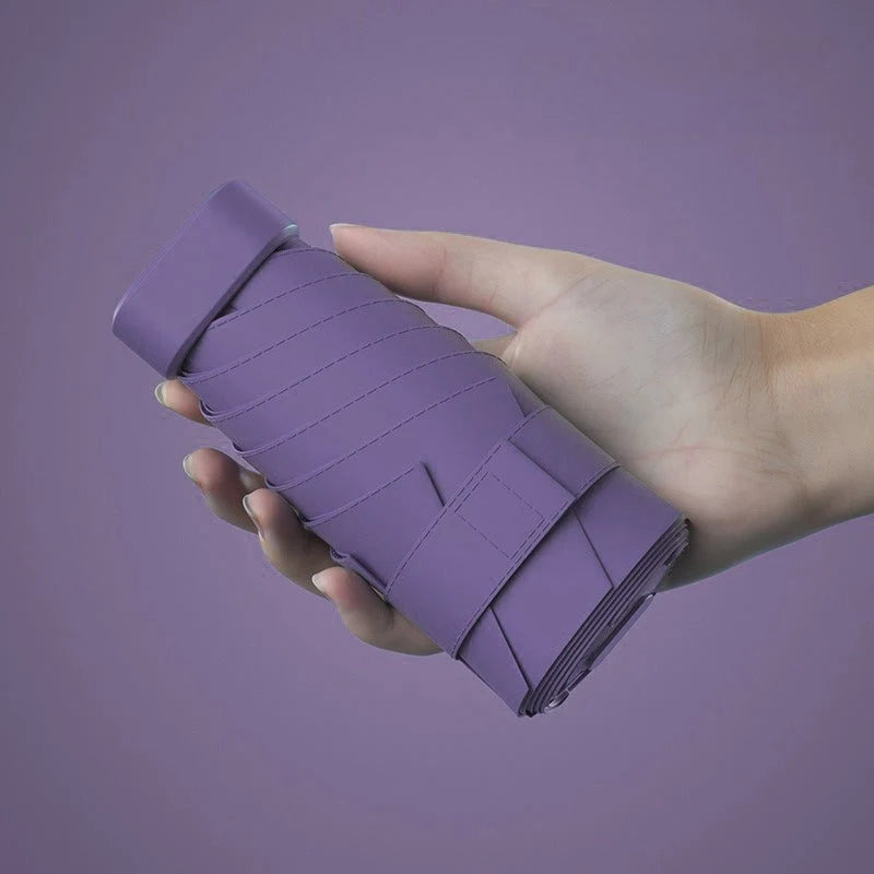 Folding Umbrella Compact Wind-Resistant Water-Repellent Canopy