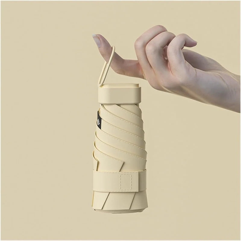 Folding Umbrella Compact Wind-Resistant Water-Repellent Canopy
