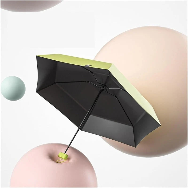 Folding Umbrella Compact Wind-Resistant Water-Repellent Canopy