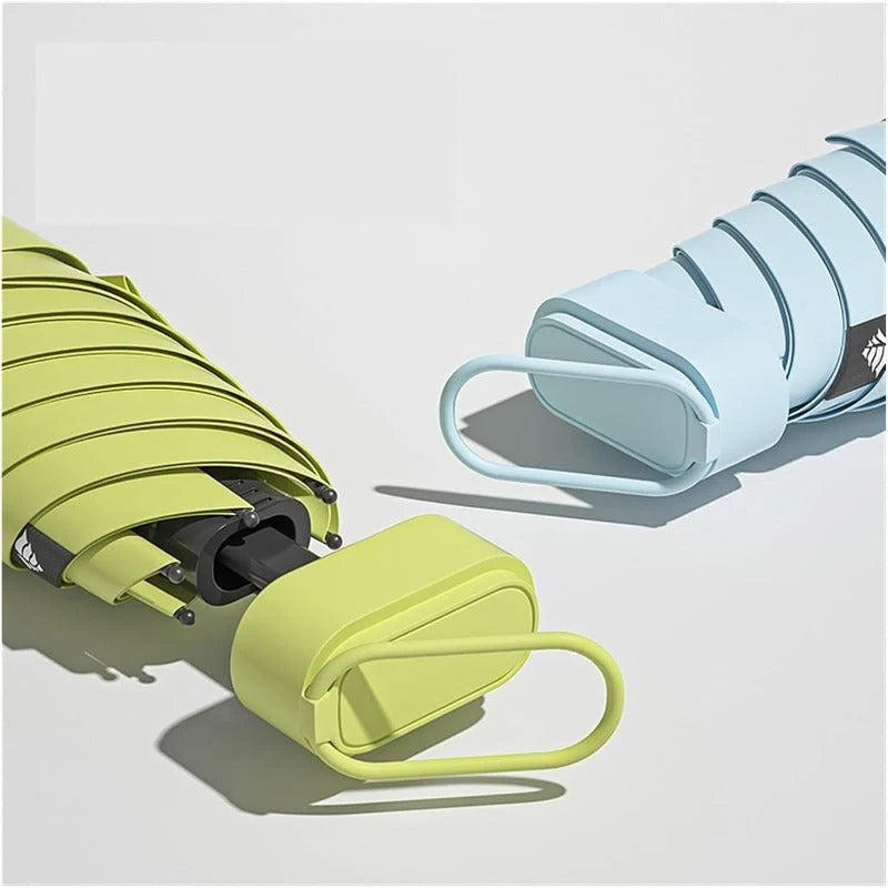 Folding Umbrella Compact Wind-Resistant Water-Repellent Canopy