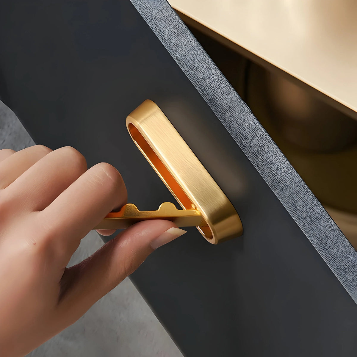 Folding Wall Hook Aluminum Adhesive-Mount Space-Saving Design