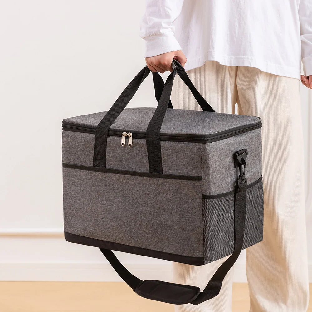Food Carrier Insulated Hot & Cold Adjustable Shoulder Strap