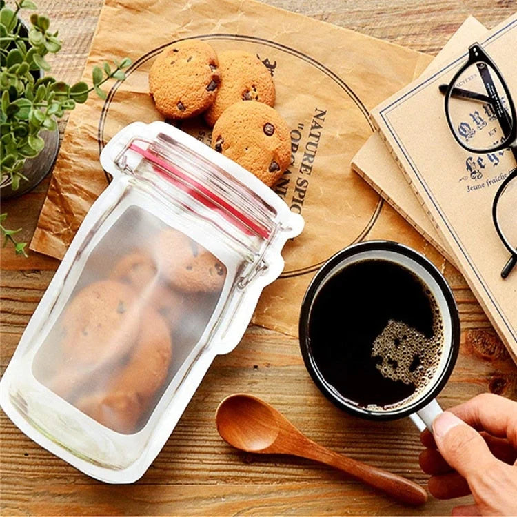 Food Storage Bags Zip-Top Closure 150ml Capacity