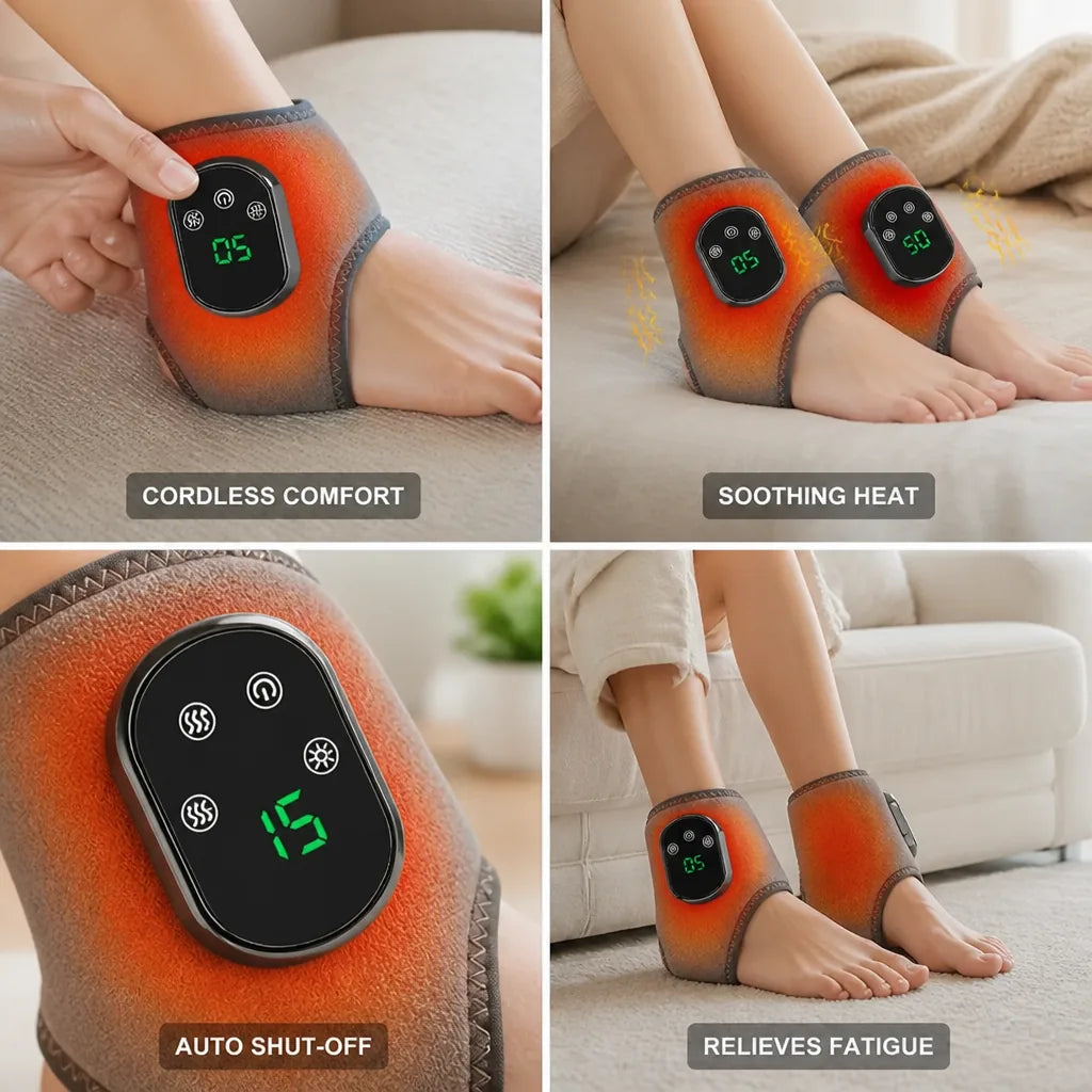 Foot & Leg Massager Cordless Heated Compression