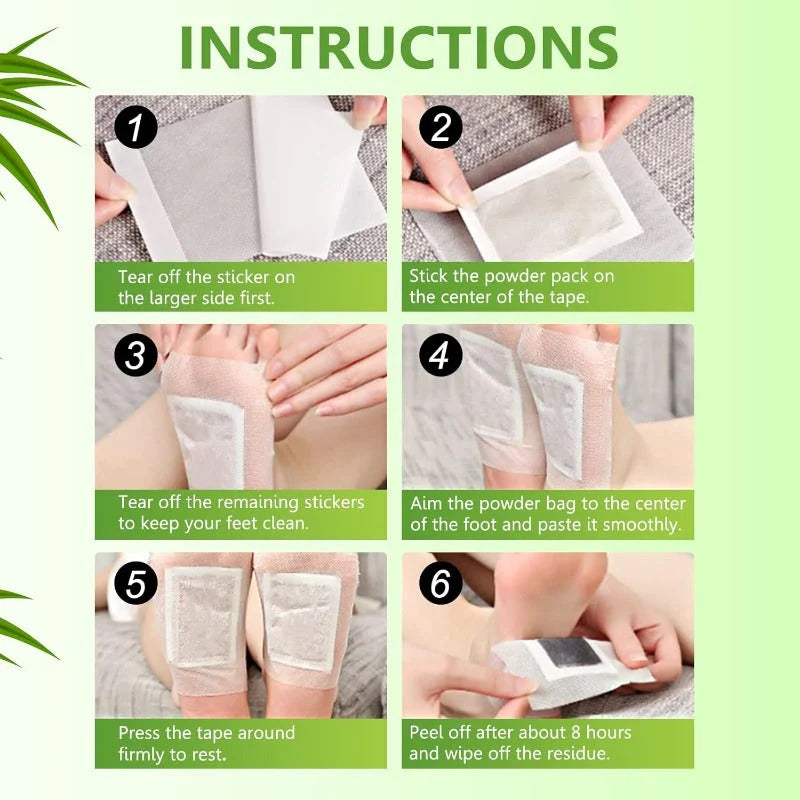 Foot Patches Rosemary & Ginger Overnight 10-Patch Pack