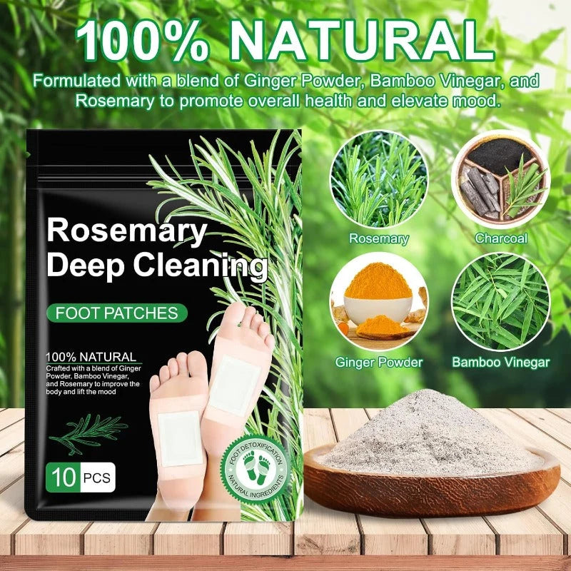 Foot Patches Rosemary & Ginger Overnight 10-Patch Pack