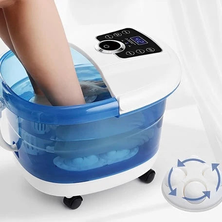 Foot Spa Adjustable Heat & Bubble Massage Rollers