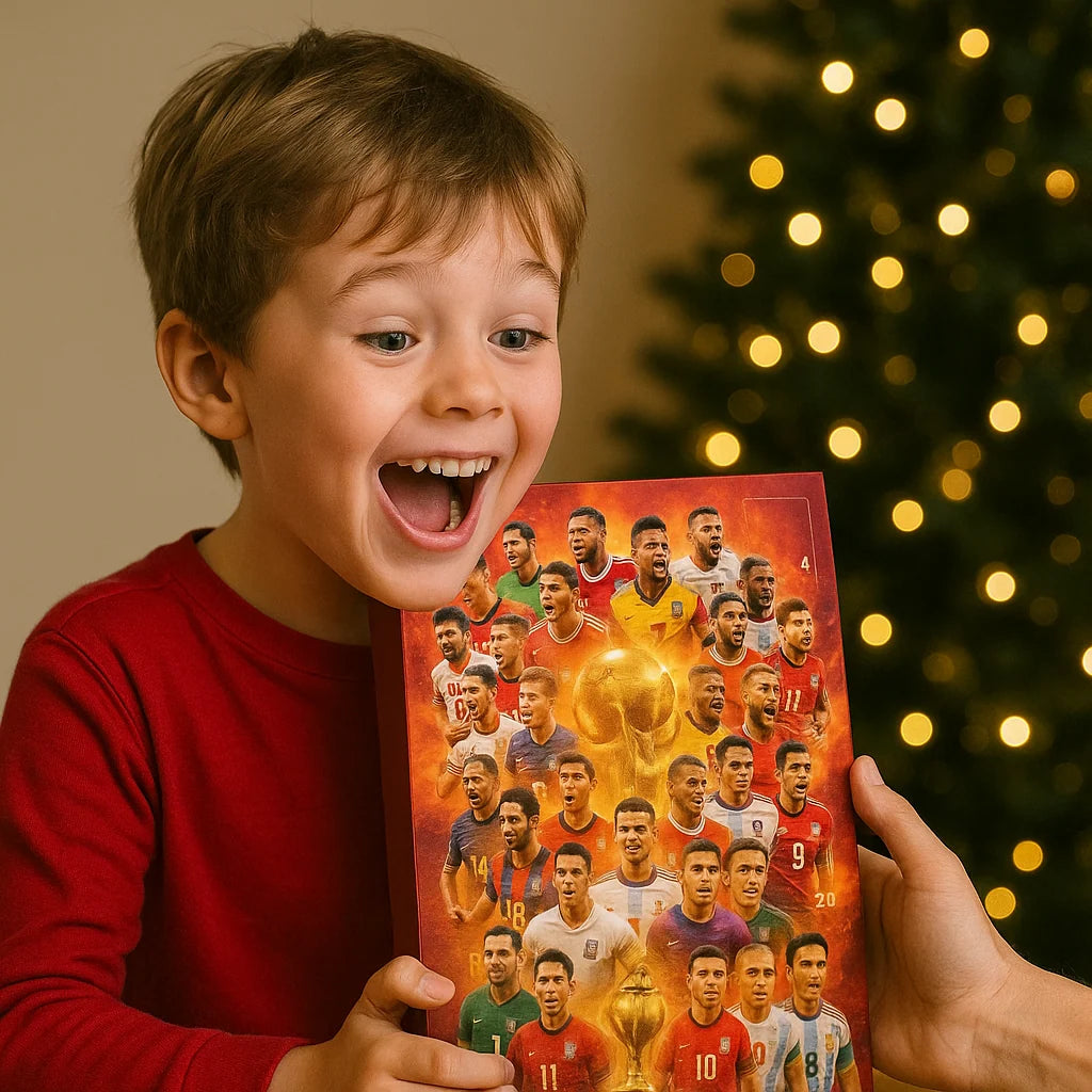 Football Advent Calendar 24 Miniature Figures