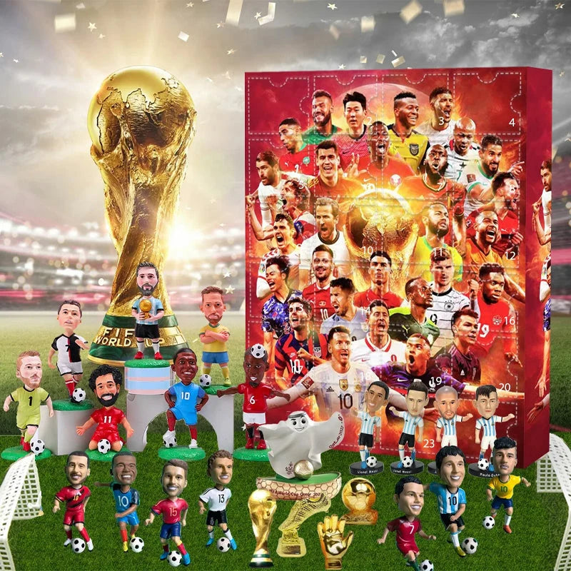 Football Advent Calendar 24 Miniature Figures