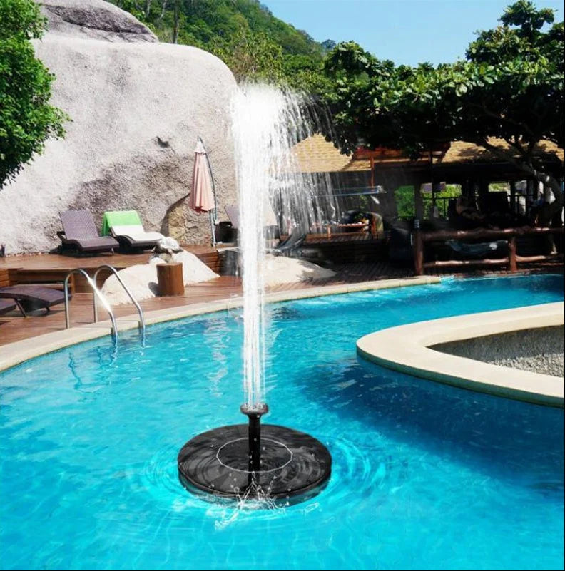 Fountain Pump Solar Floating Interchangeable Nozzles