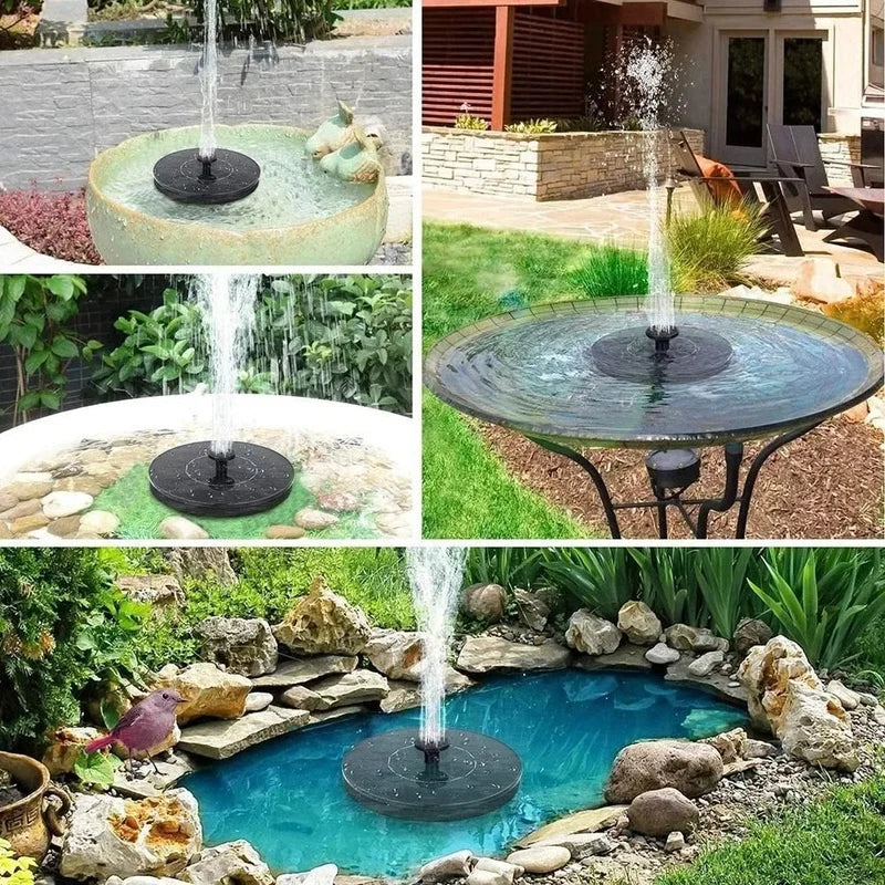 Fountain Pump Solar-Powered Floating Design