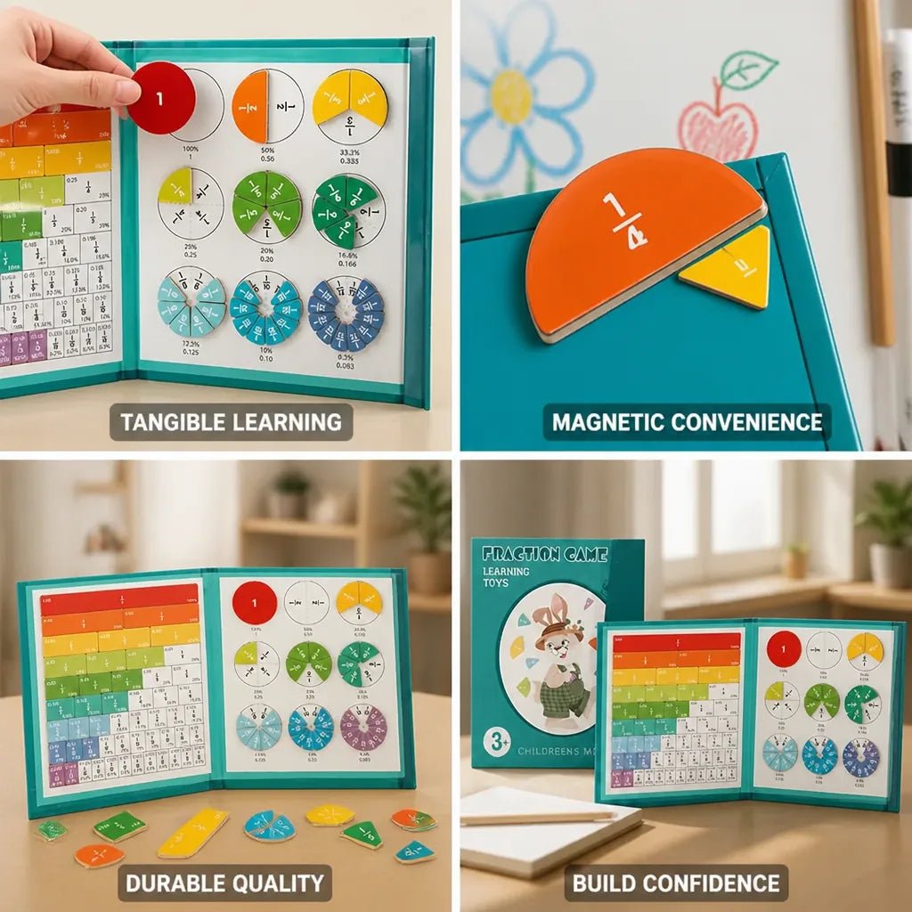 Fraction Tiles Plywood & Magnetic Backing