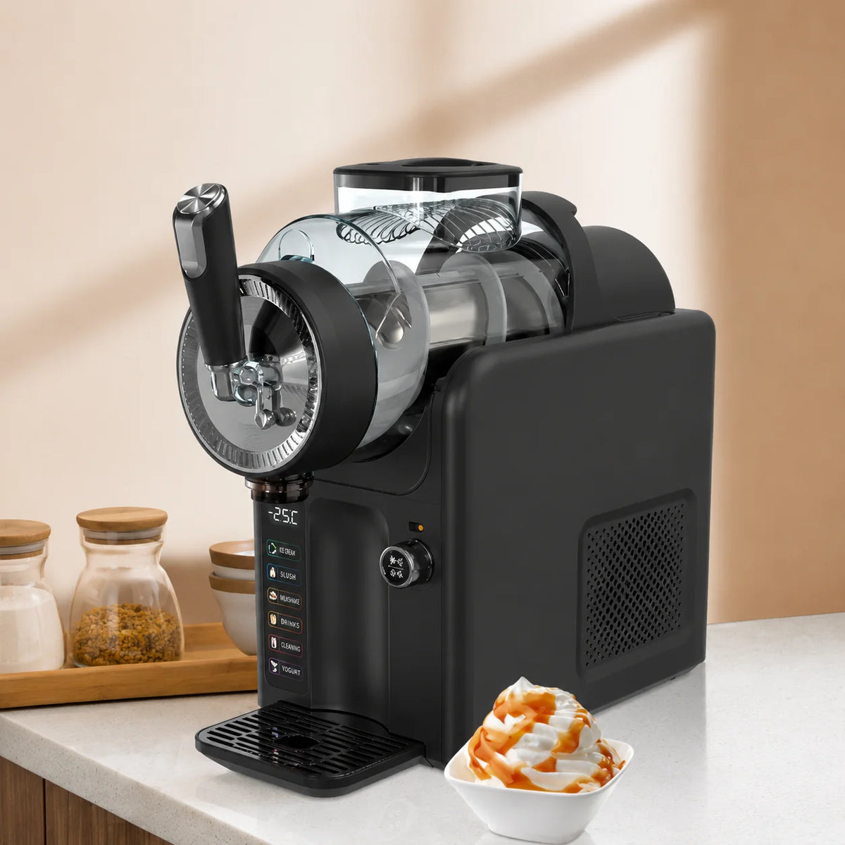 Frozen Drink Maker Continuous Slush Removable Bowl & Auger