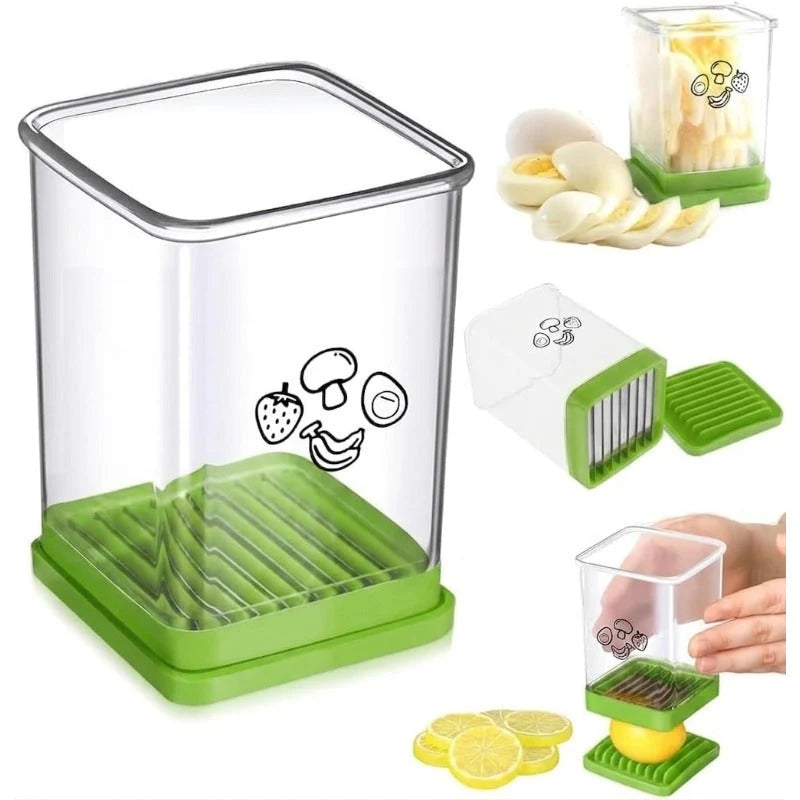 Fruit Slicer Cup-Style 8 Stainless Steel Blades