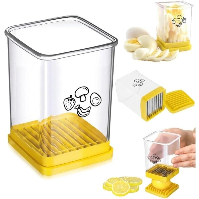 Fruit Slicer Cup-Style 8 Stainless Steel Blades
