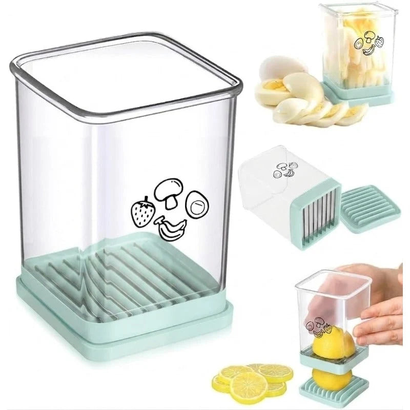 Fruit Slicer Cup-Style 8 Stainless Steel Blades
