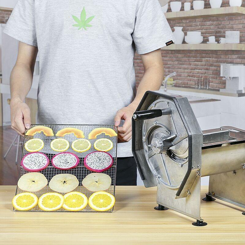 Fruit and Vegetable Slicer Stainless Steel Adjustable Thickness