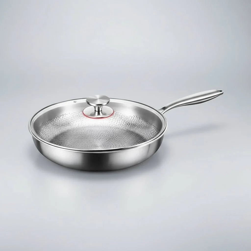 Frying Pan 100% Titanium Hammered Non-Stick Induction Compatible