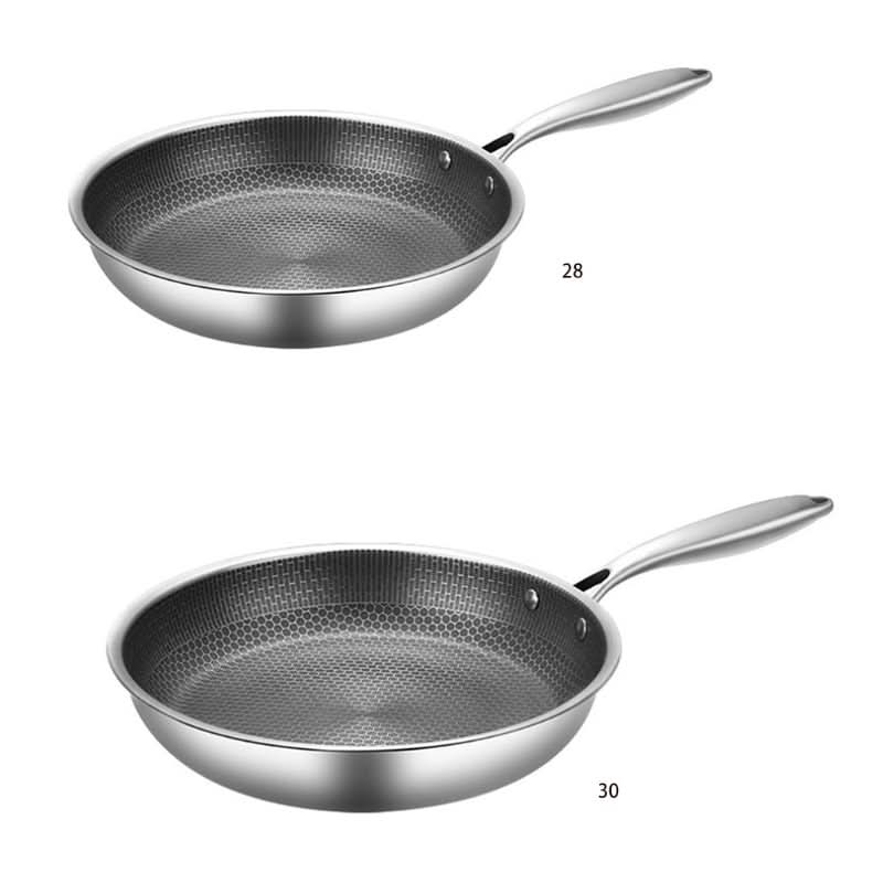 Frying Pan Stainless Steel Non-Stick 34 cm