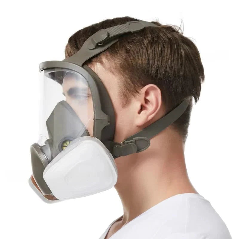 Full Face Respirator Mask 99.97% Filtration Anti-Fog Lens