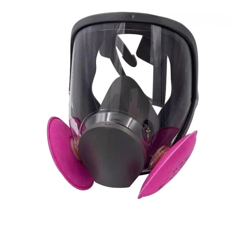 Full Face Respirator Mask 99.97% Filtration Anti-Fog Lens