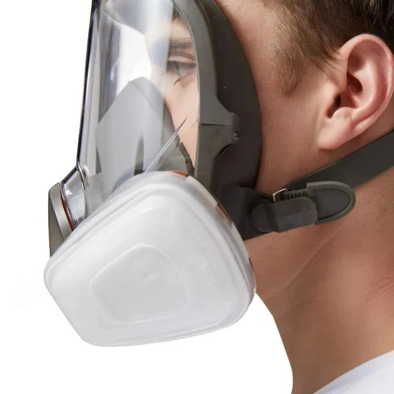 Full Face Respirator Mask 99.97% Filtration Anti-Fog Visor