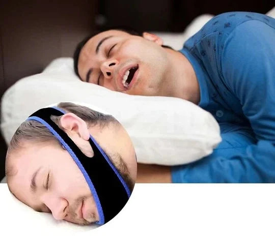 Full Head Chin Strap Adjustable Lightweight Nighttime Jaw Support