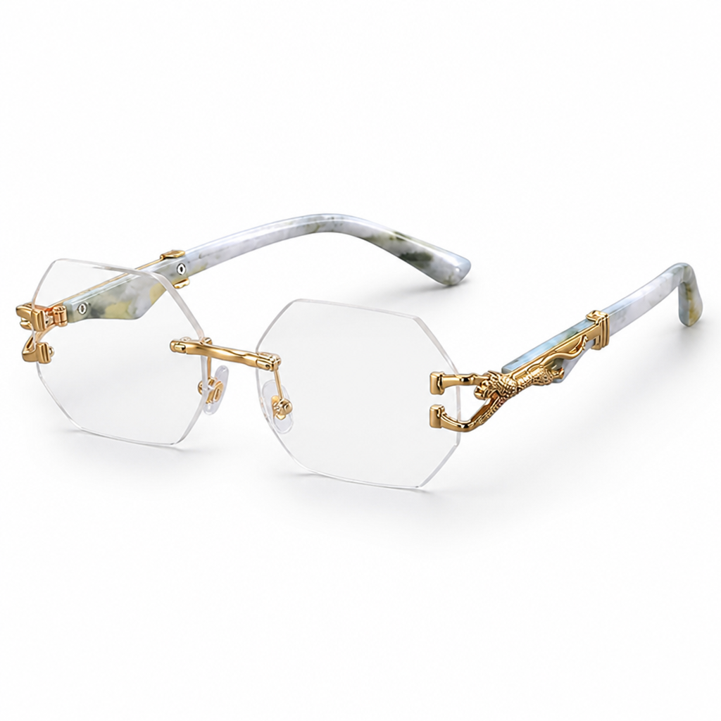 Full UV & Scratch-Resistant Hexagonal Frame Sunglasses