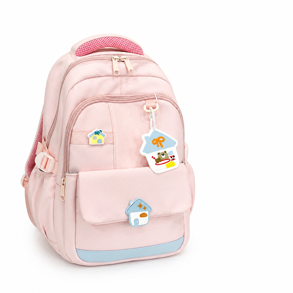 Fun Cartoon Padded Multi-Compartment Kids Backpack