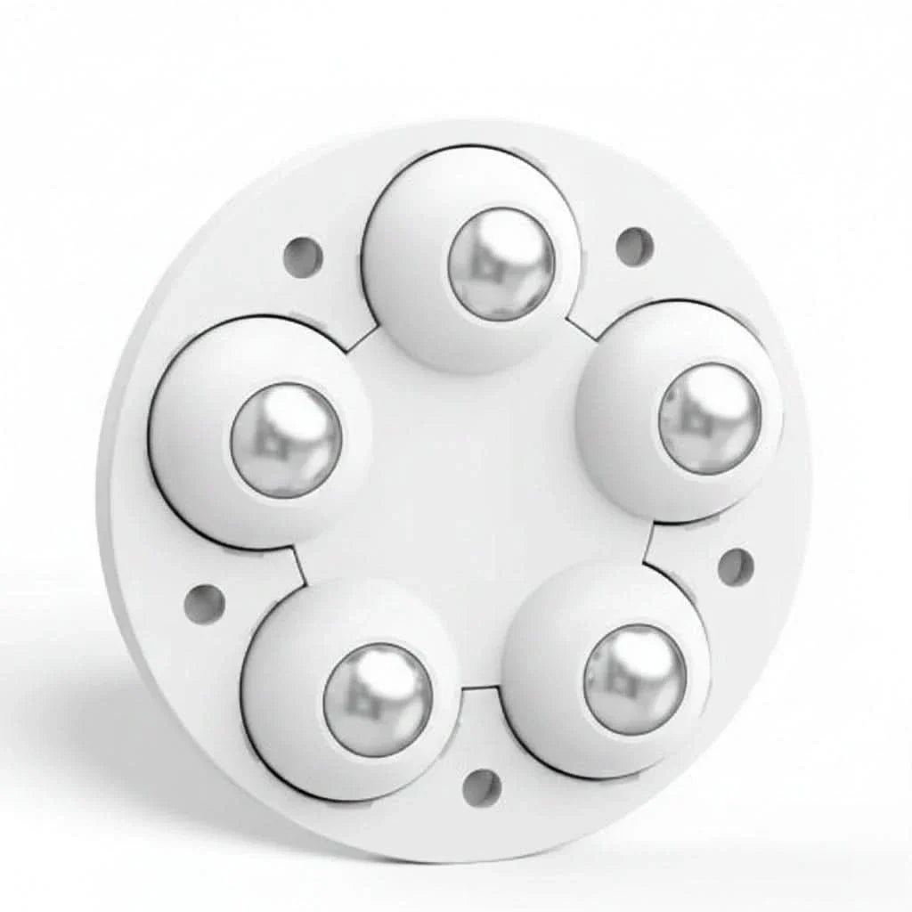 Furniture Feet with Swivel Wheels Floor-Protecting Set of 4