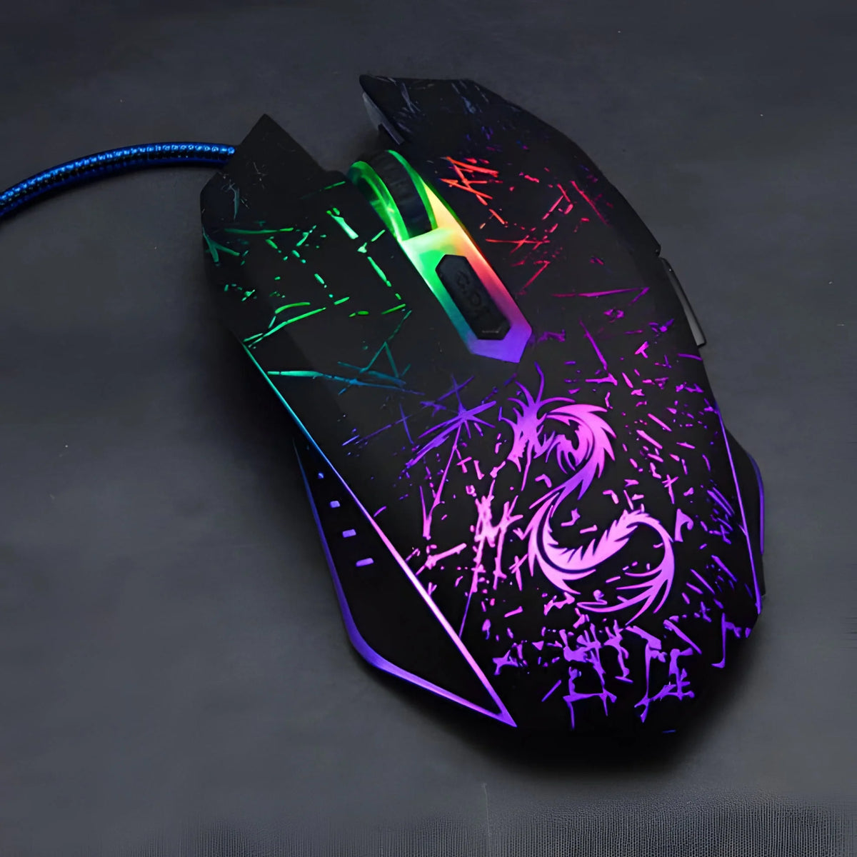 Gaming Mouse Wired 3200 DPI Six Programmable Buttons