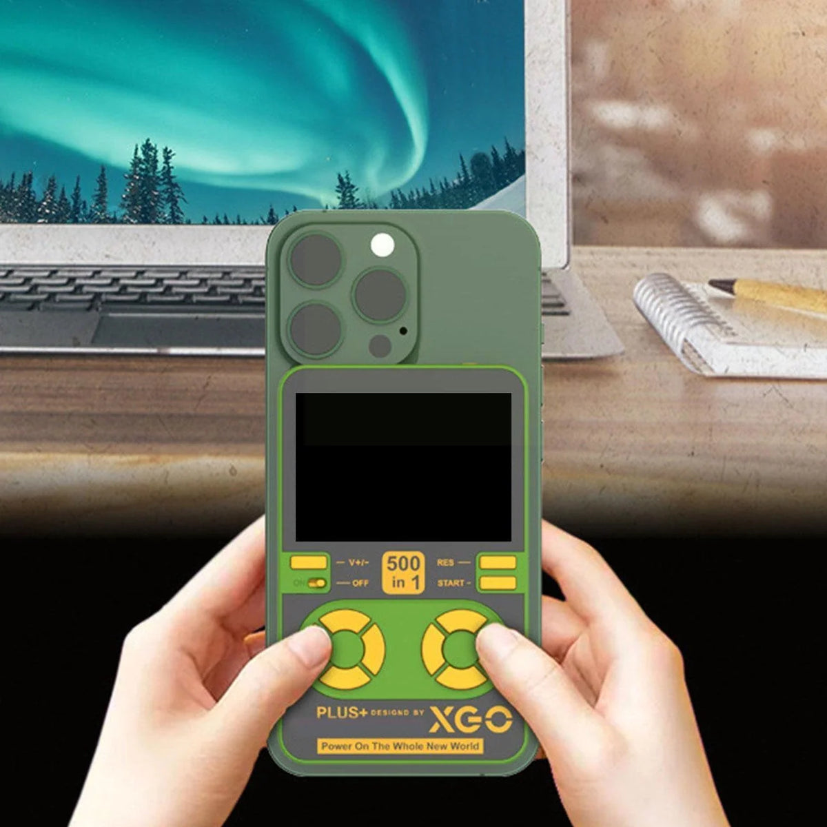 Gaming Power Bank 500 Built-In Games Magnetic Wireless Charging