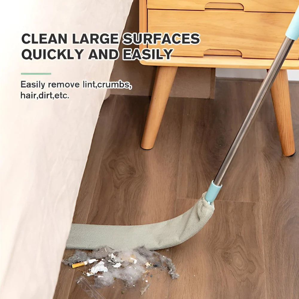 Gap Cleaning Mop Flat Retractable Head Washable Microfiber