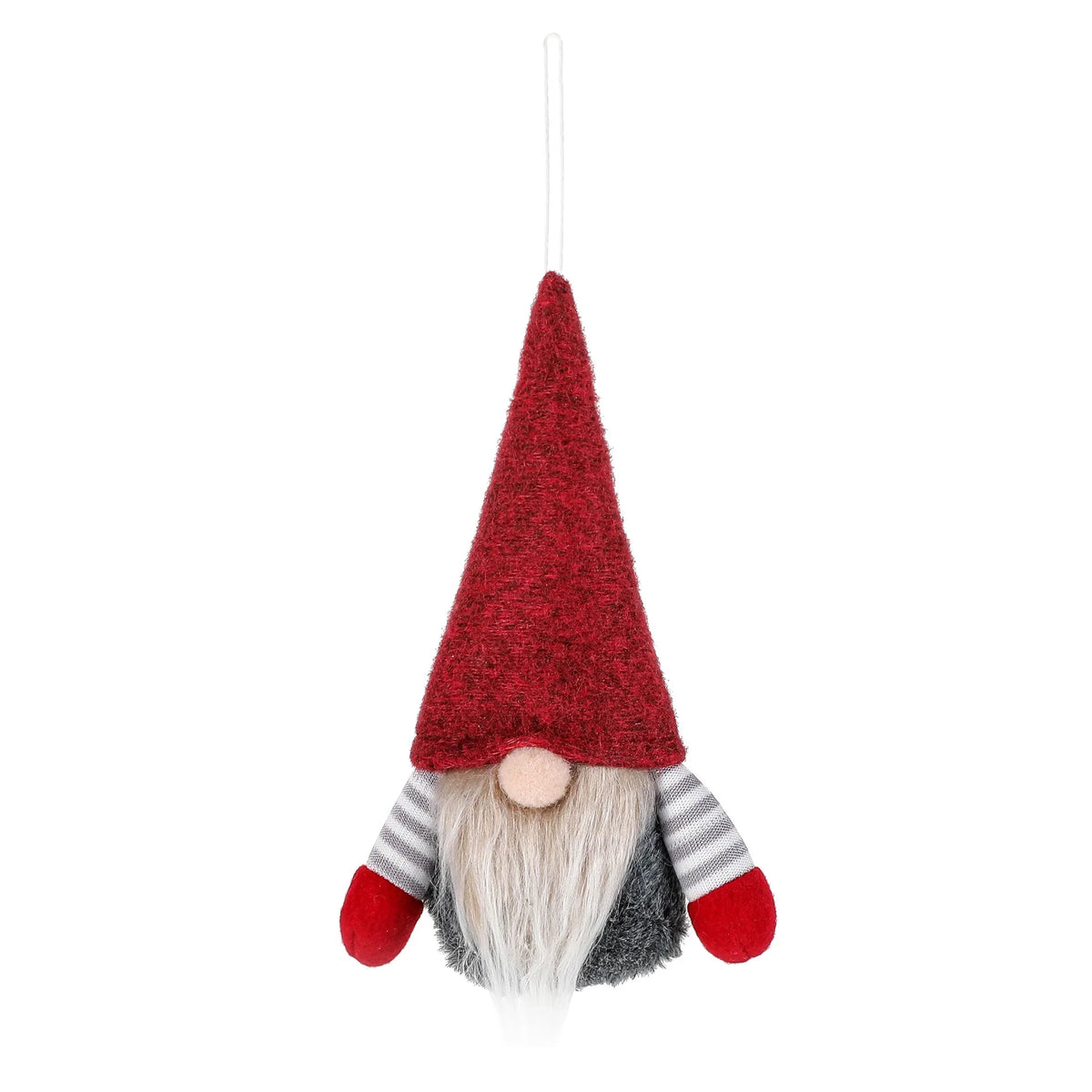 Garden Gnome Figurine Durable Rustic Red Hat Indoor Outdoor