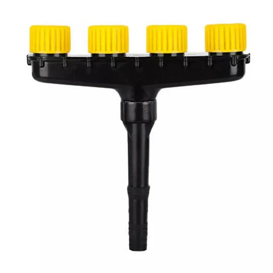 Garden Hose Nozzle Adjustable Spray Patterns Quick-Connect Ergonomic Handle