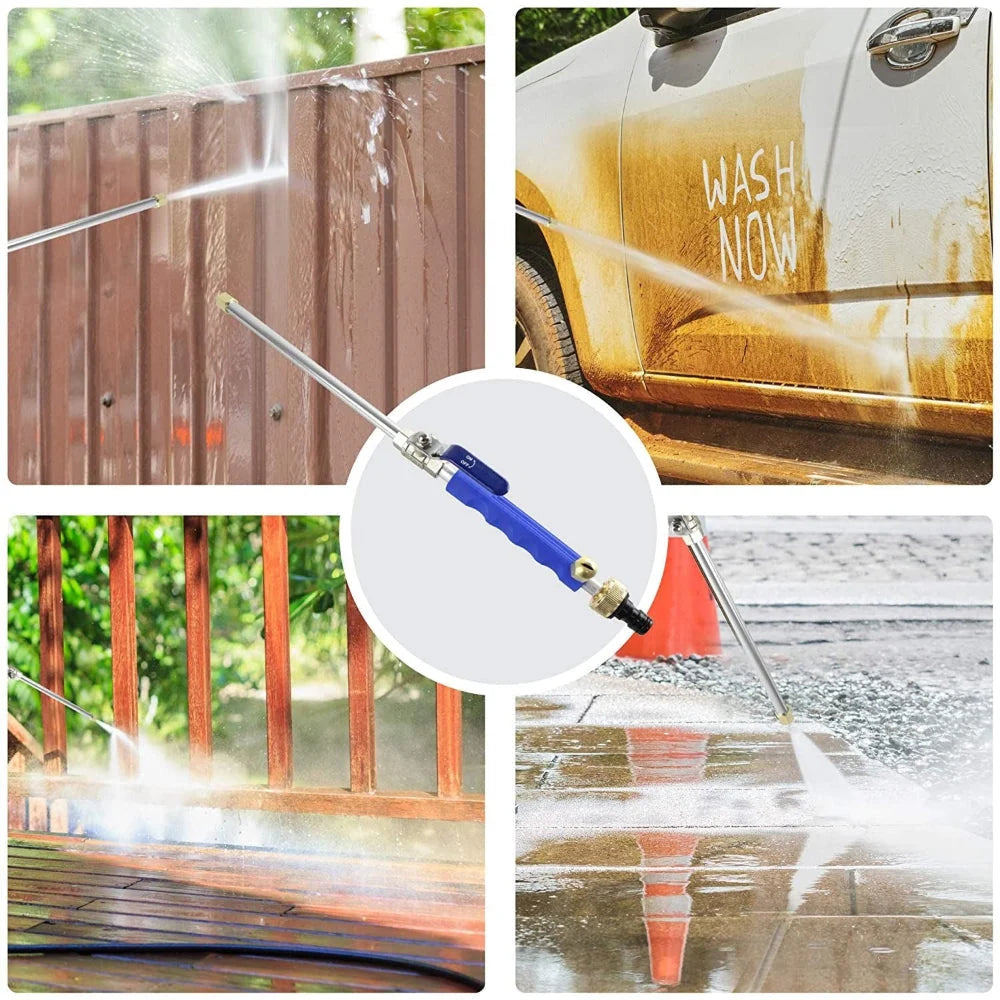 Garden Hose Nozzle Multi-Spray Dial Trigger Flow Control
