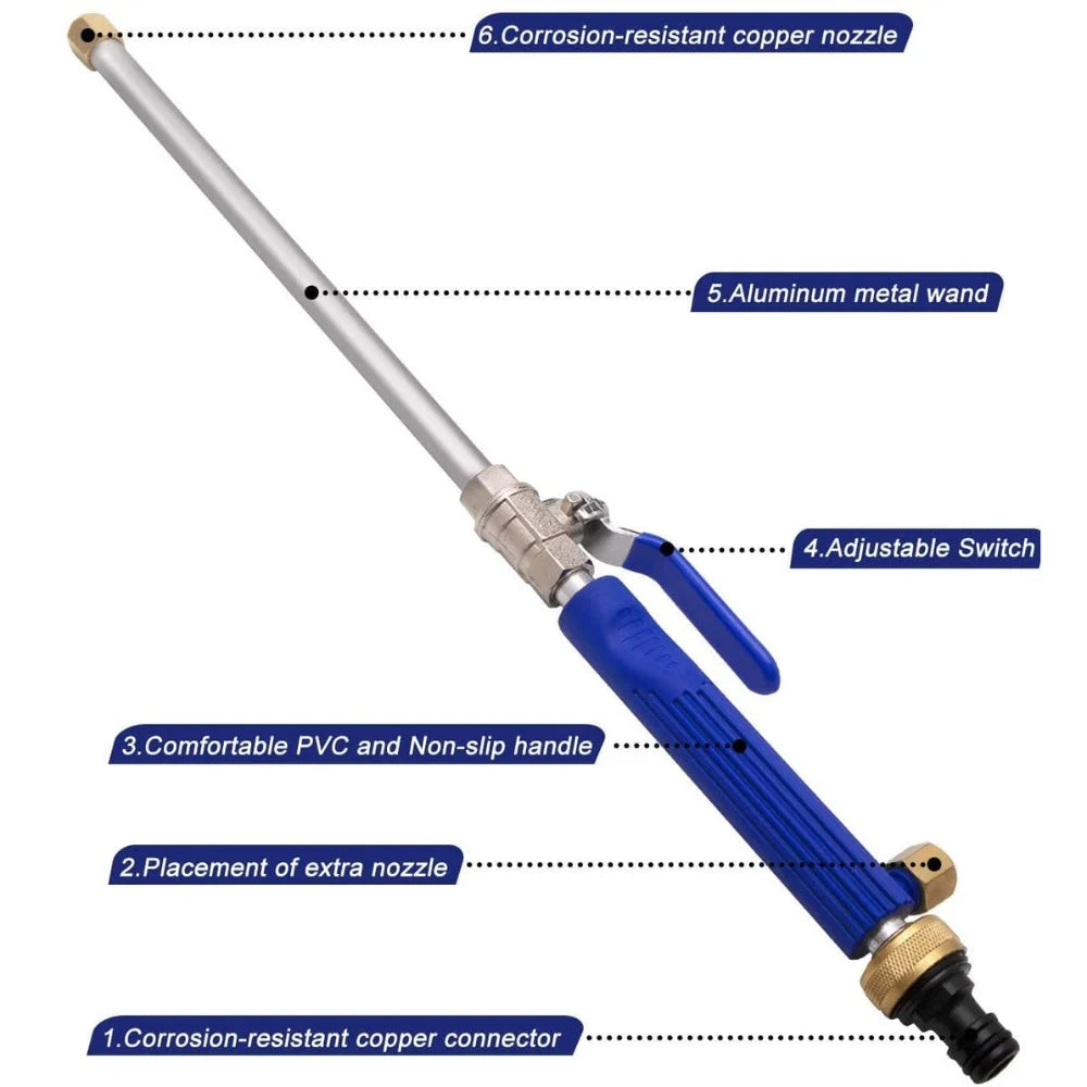 Garden Hose Nozzle Multi-Spray Dial Trigger Flow Control
