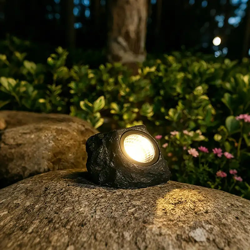 Garden Spotlight Solar Powered Automatic Dusk Sensor Waterproof