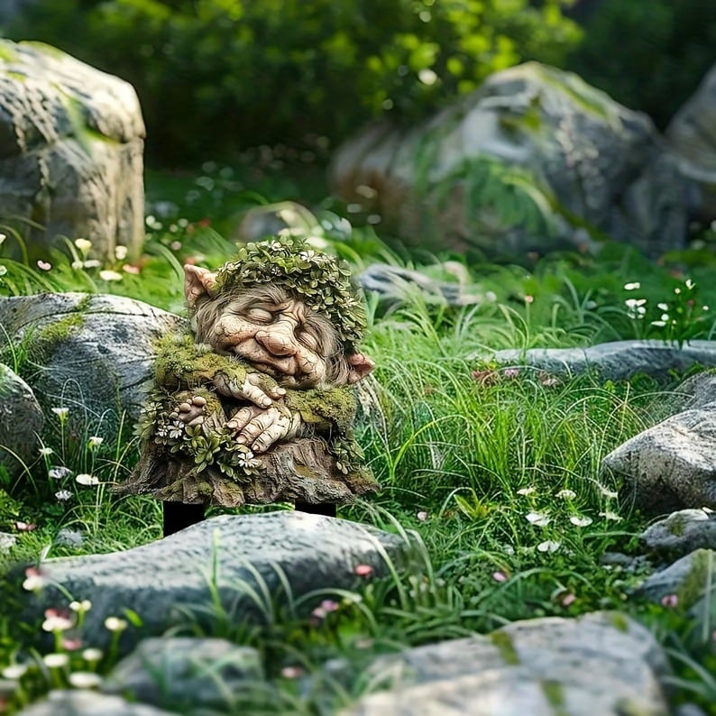 Garden Stake Acrylic Fairy-Tale Weather-Resistant Decor