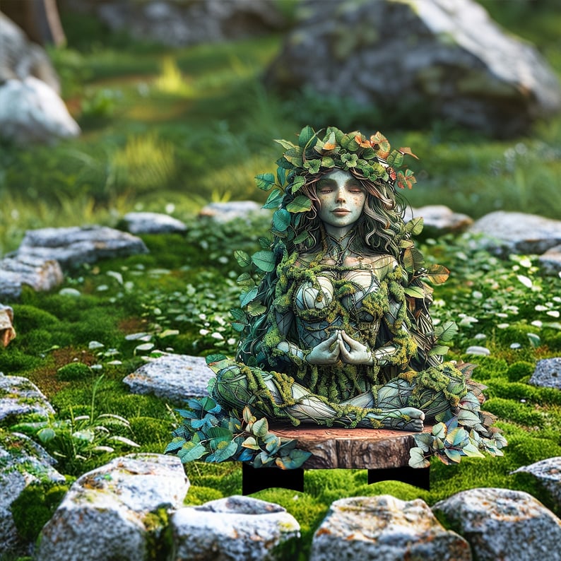 Garden Stake Acrylic Fairy-Tale Weather-Resistant Decor